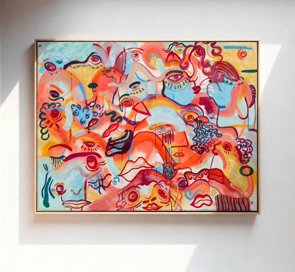 Over The Flames | original on canvas