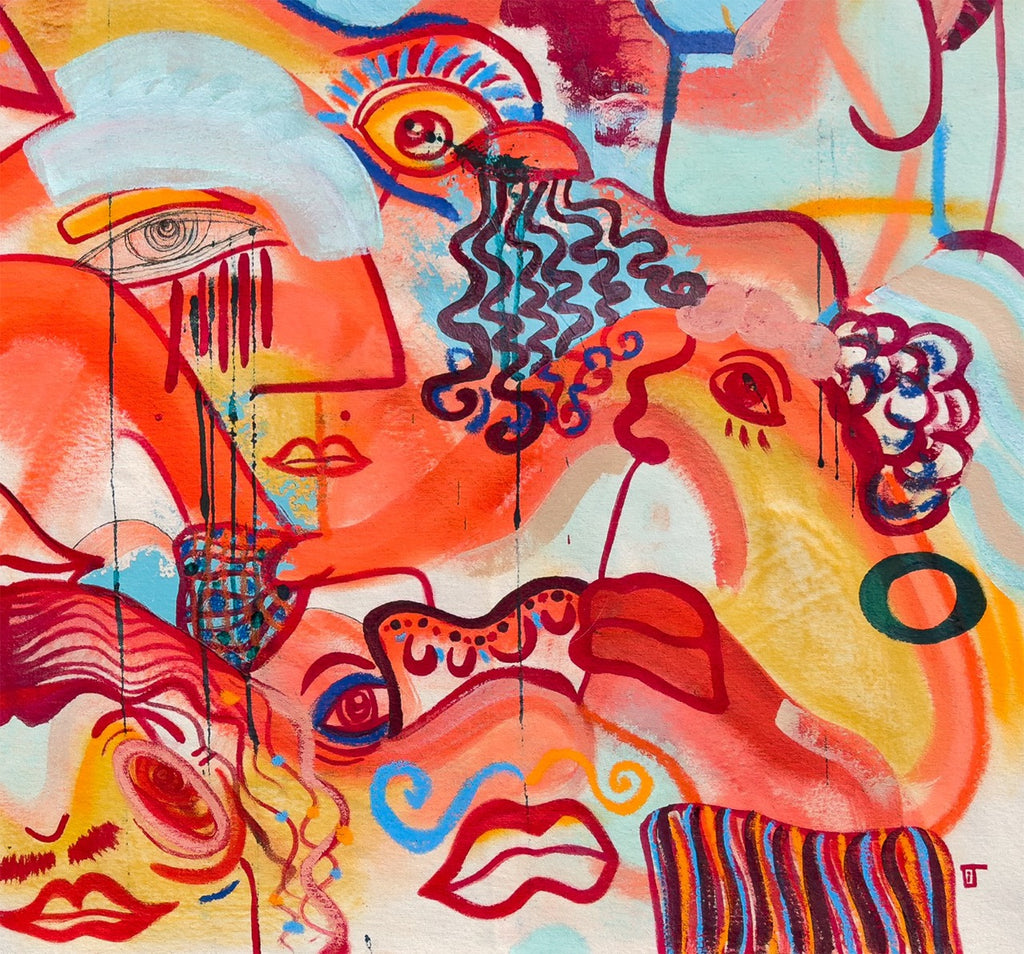 Over The Flames | original on canvas