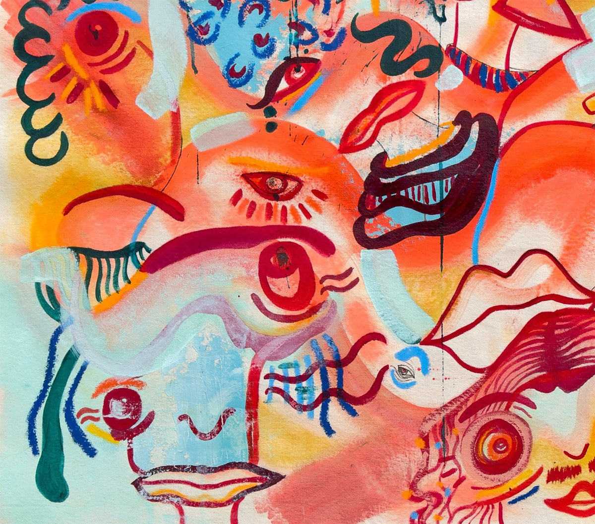 Over The Flames | original on canvas
