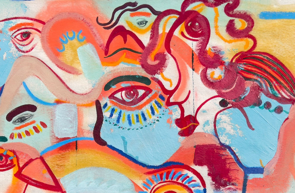 Over The Flames | original on canvas