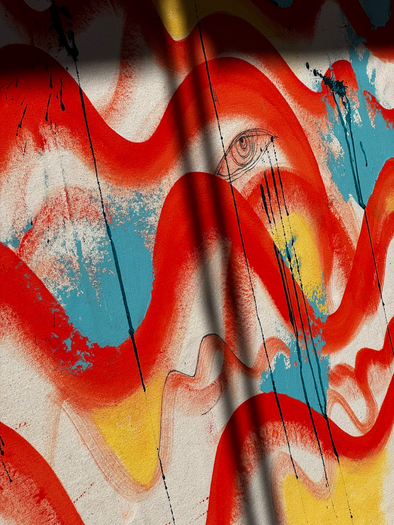 Over The Flames | original on canvas
