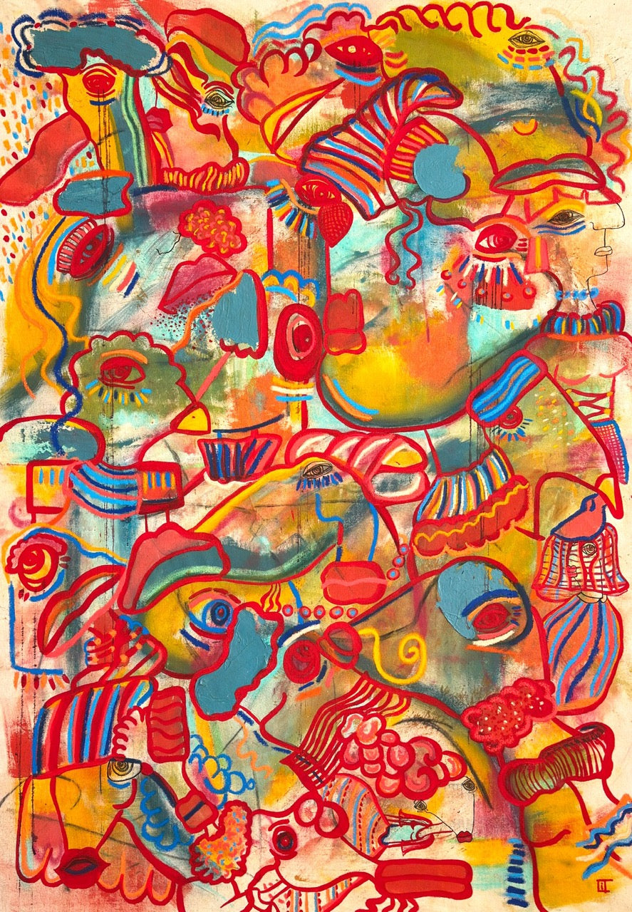 The Journey Back to Oneself | original on canvas