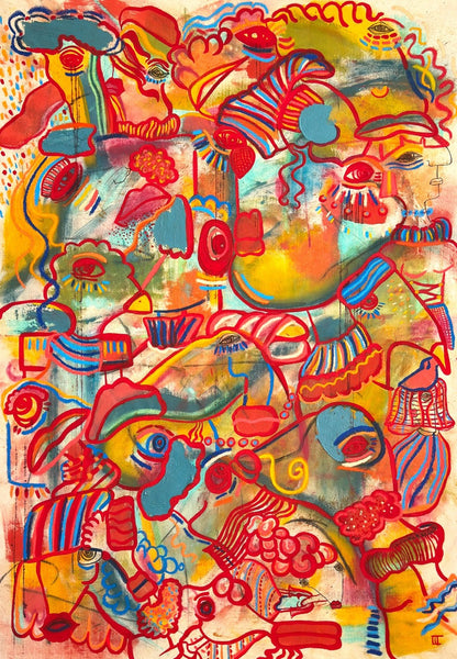 The Journey Back to Oneself | original on canvas