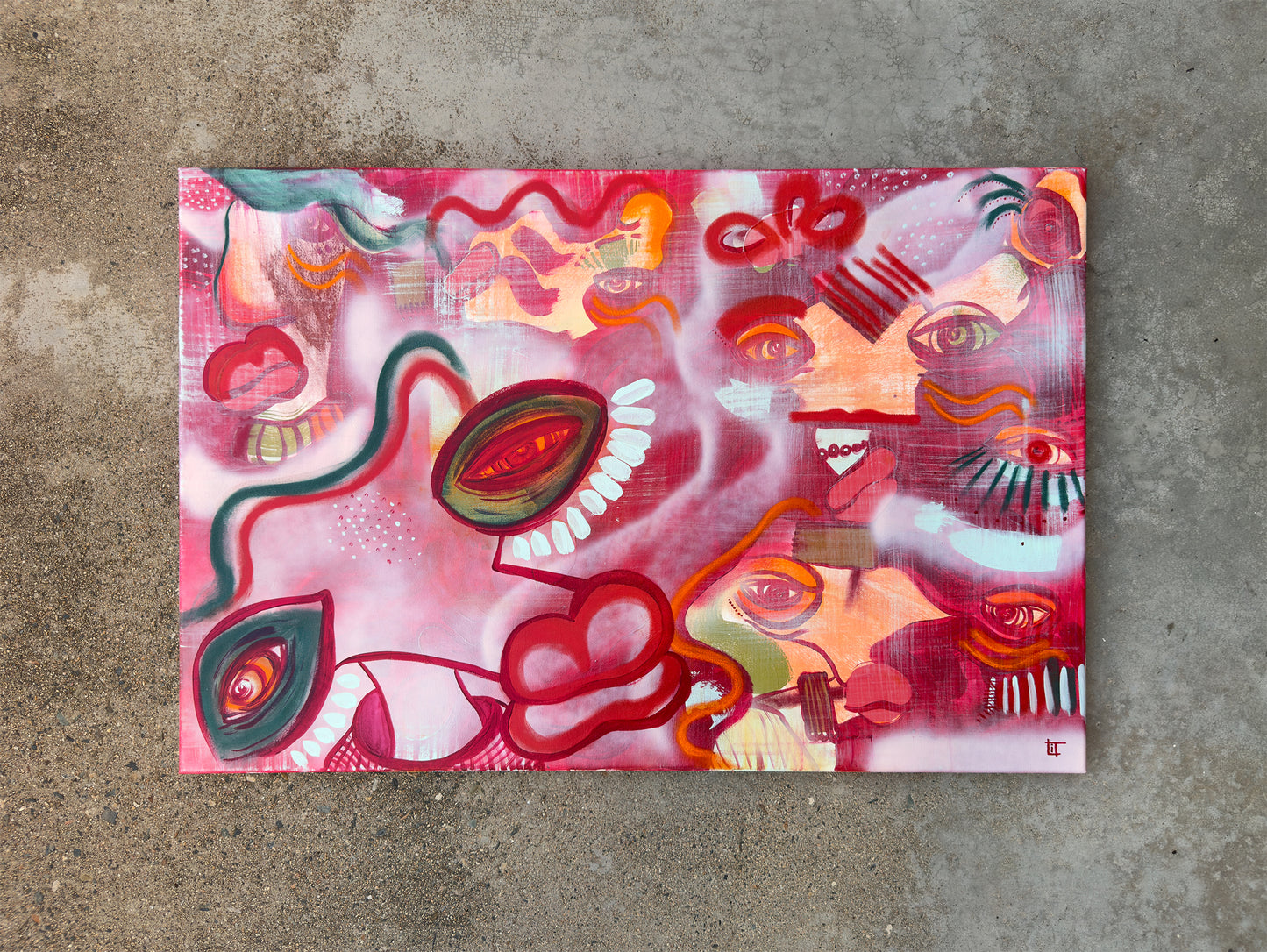 The truth in your eyes | original on canvas