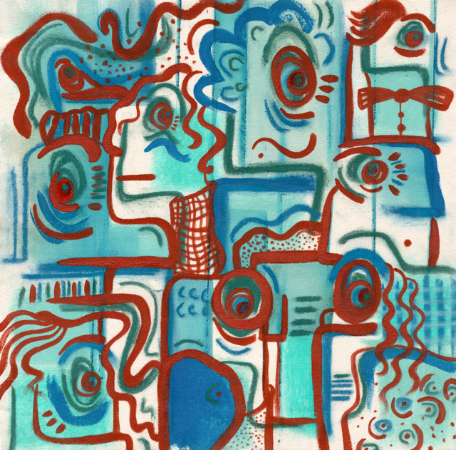 Waves of Bad Dreams | original on canvas