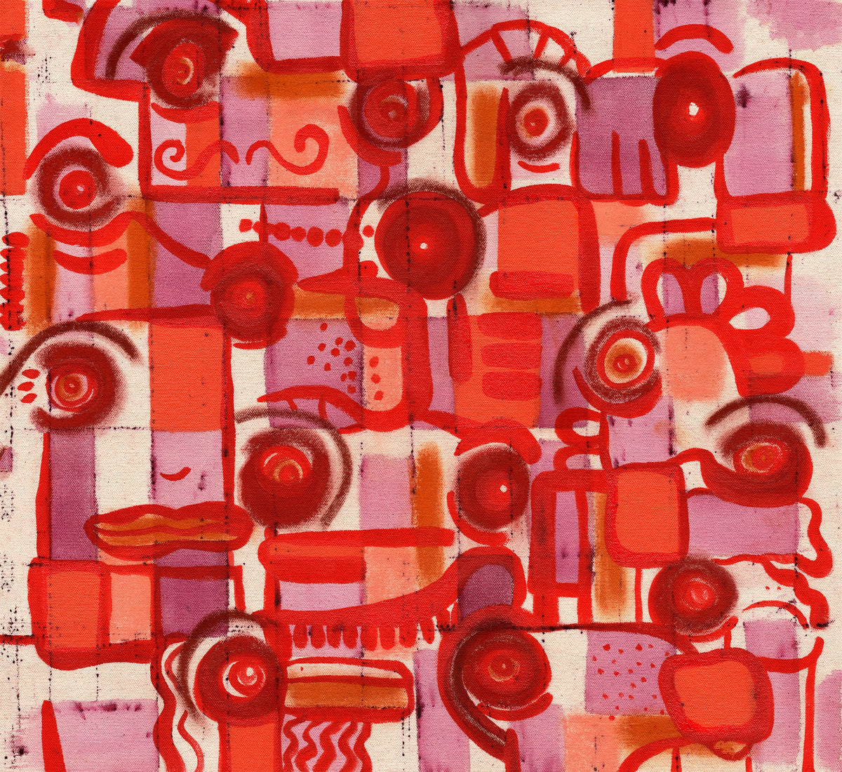 Following the Crowd | original on canvas