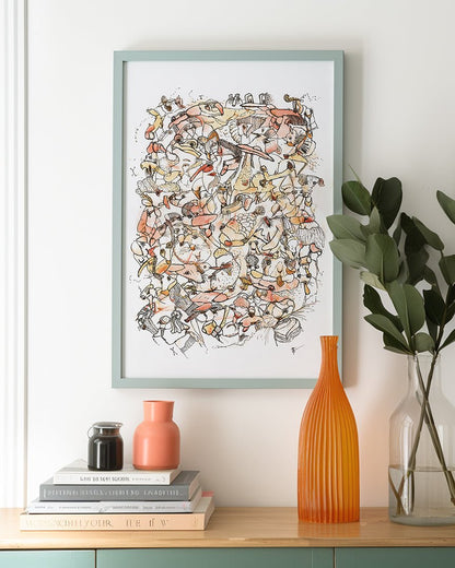 Delicate Peach | fine art giclée prints - Studio Thicia Luiza