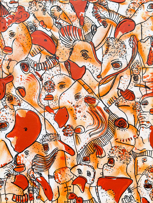Emotional Shock! | original on canvas