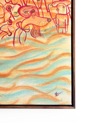 Saying Goodbye to Summer | original on canvas