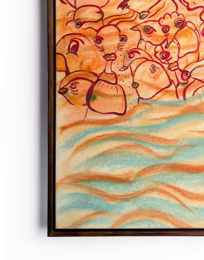 Saying Goodbye to Summer | original on canvas