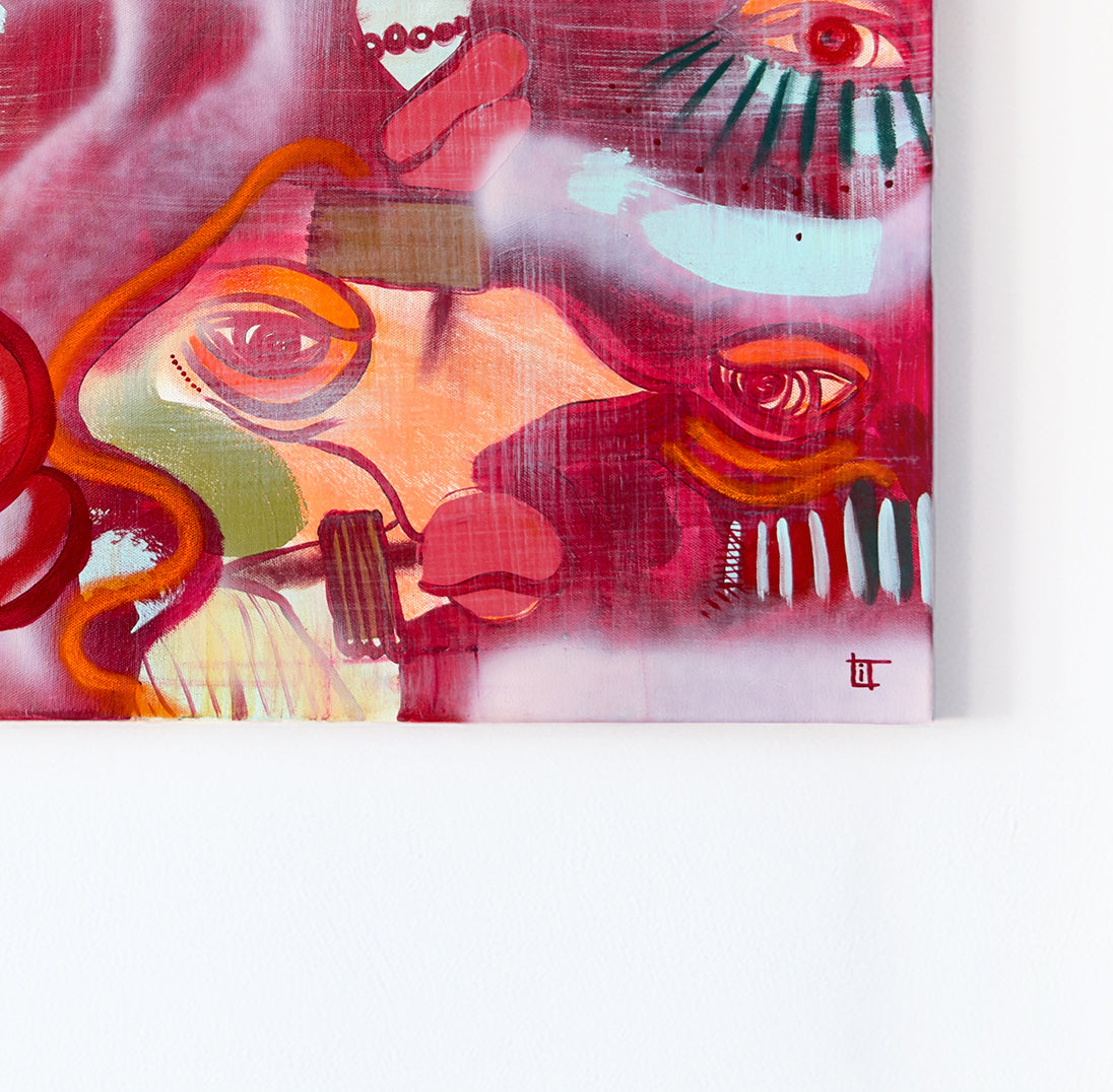 The truth in your eyes | original on canvas