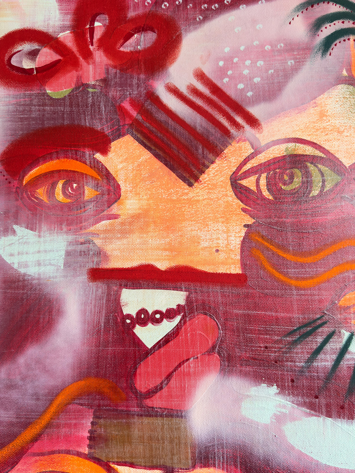 The truth in your eyes | original on canvas