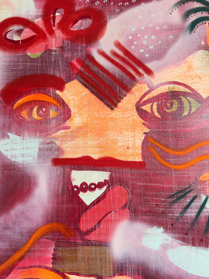 The truth in your eyes | original on canvas