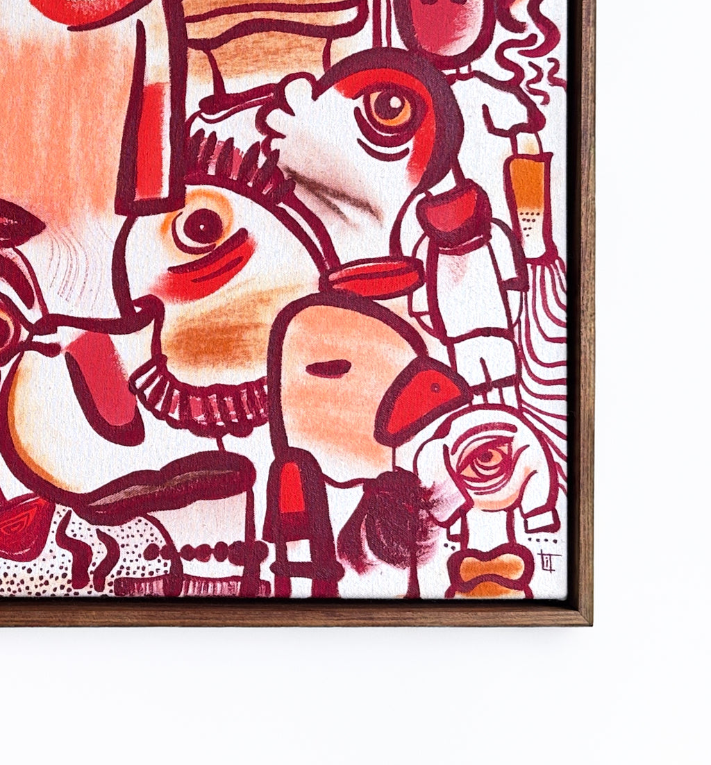 Watching From Afar | original on canvas