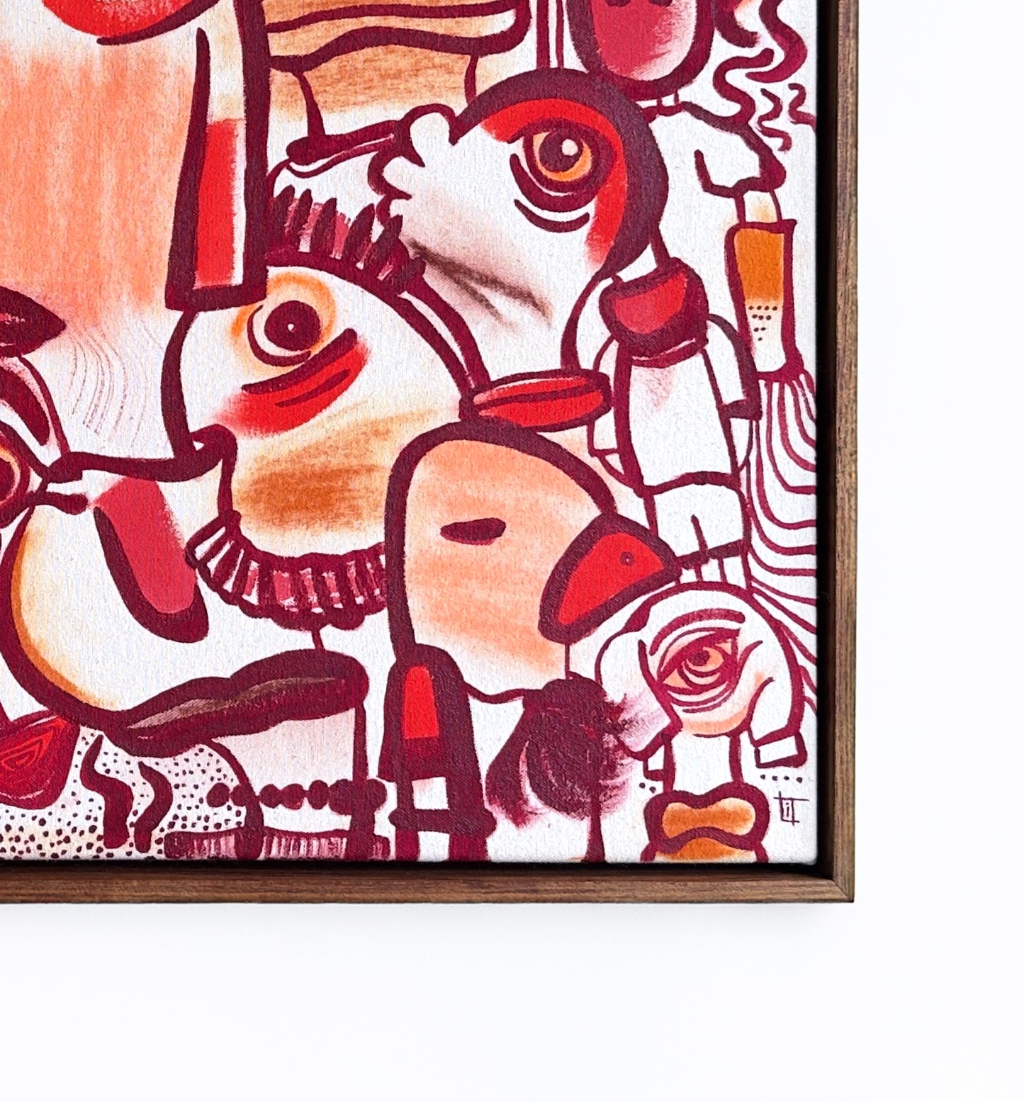 Watching From Afar | original on canvas