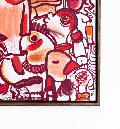 Watching From Afar | original on canvas