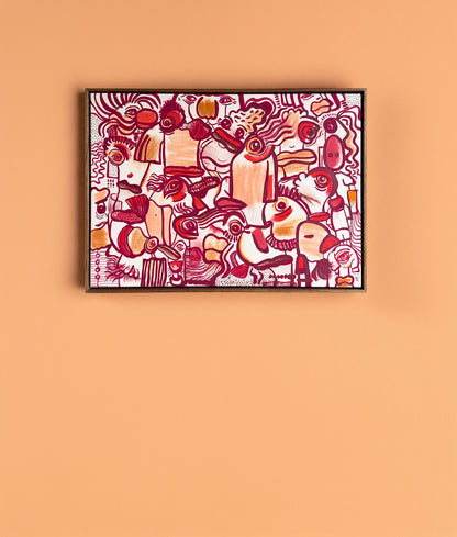 Watching From Afar | original on canvas