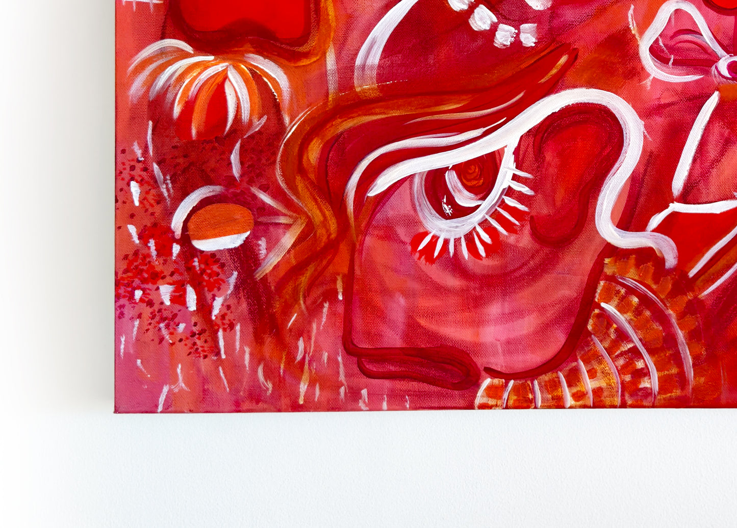 Bruised but still here | original on canvas