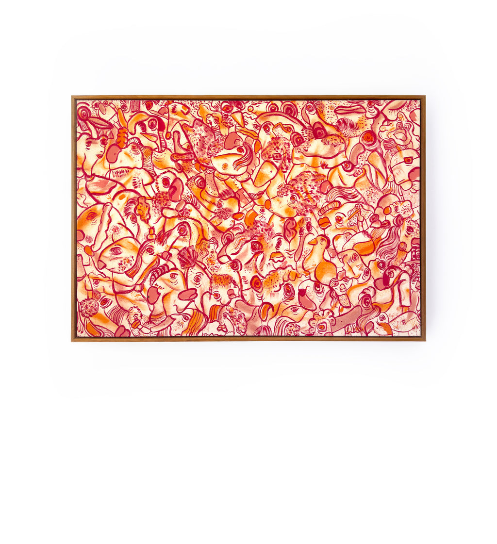 Lady In Red | original on canvas