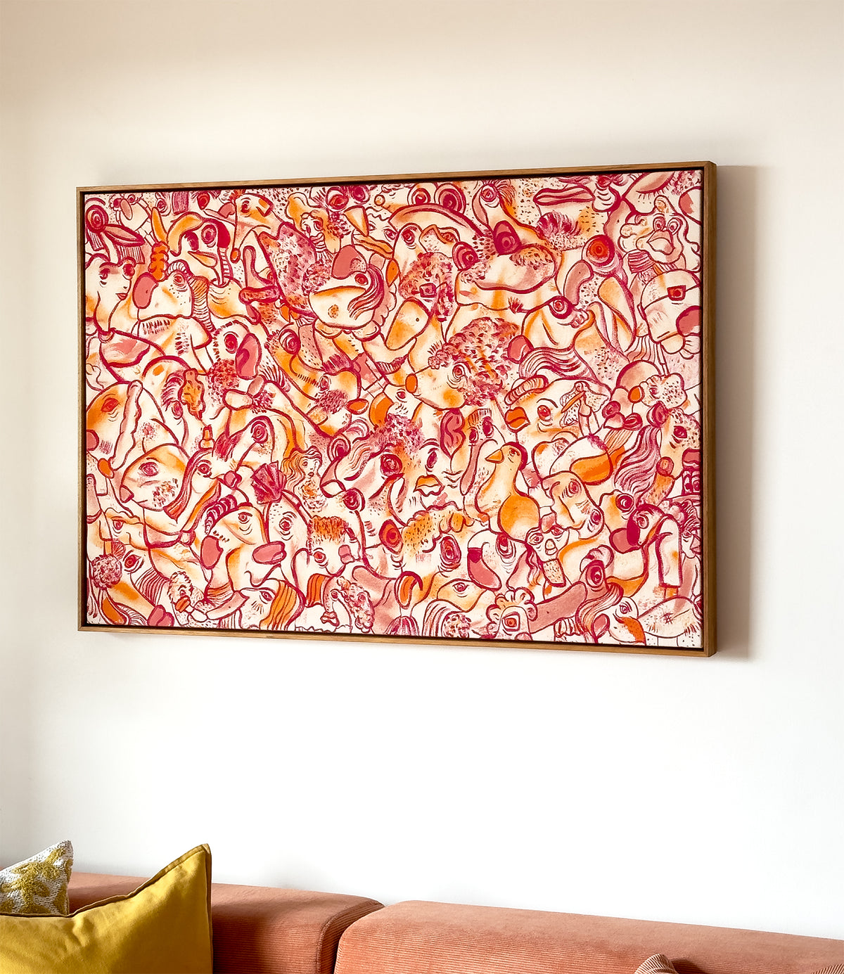Lady In Red | original on canvas
