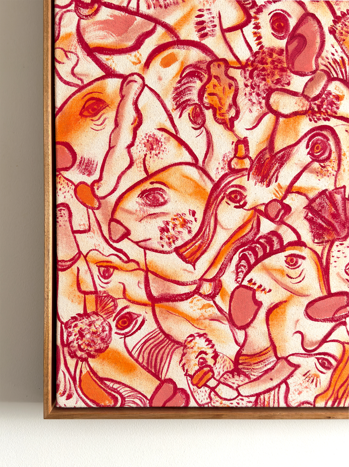 Lady In Red | original on canvas